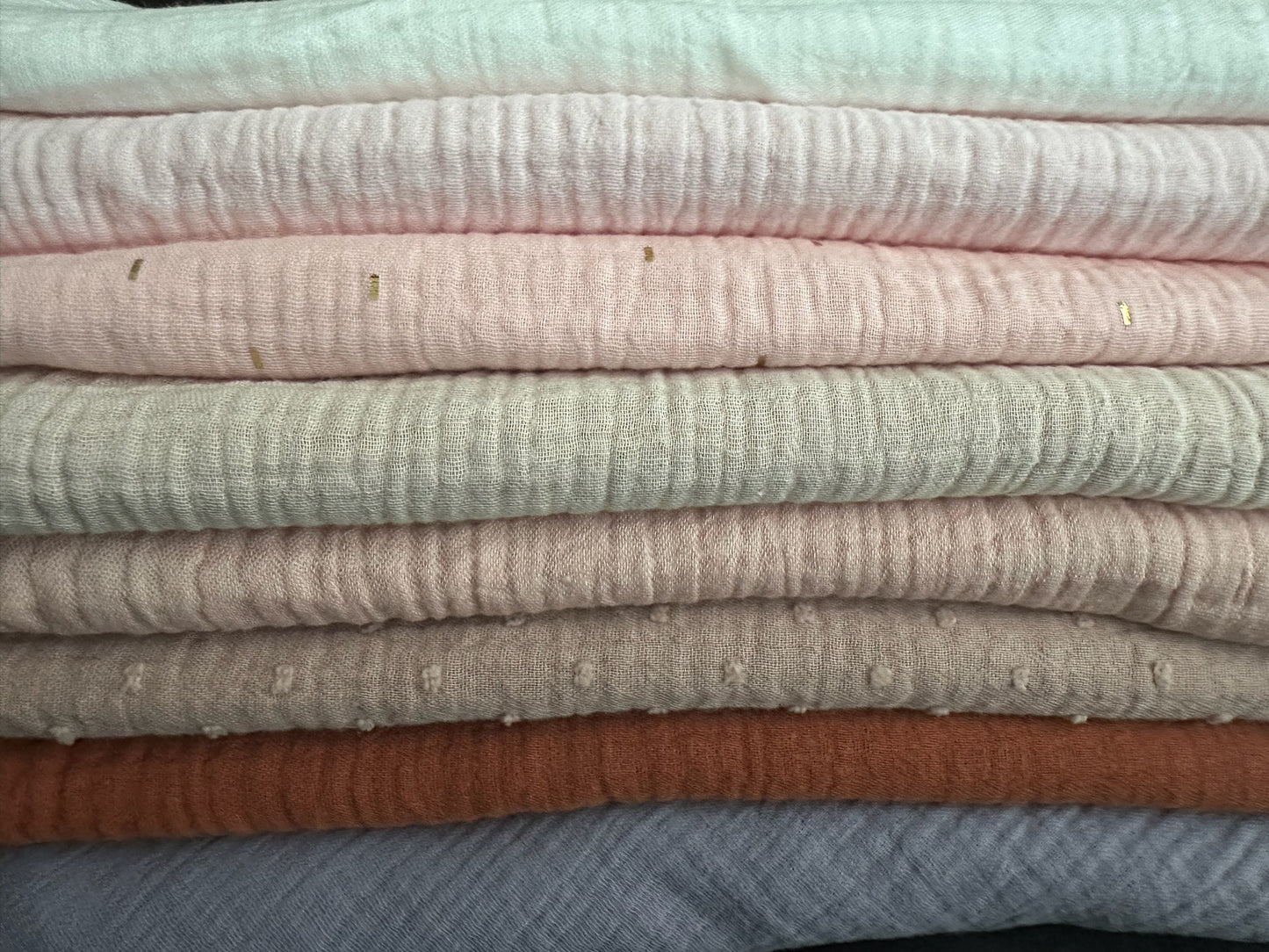 Musselintuch Gr. 140x150cm, als Halstuch