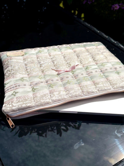 Laptop-Tasche „Spring Dream“ – Handmade Zipper Bag