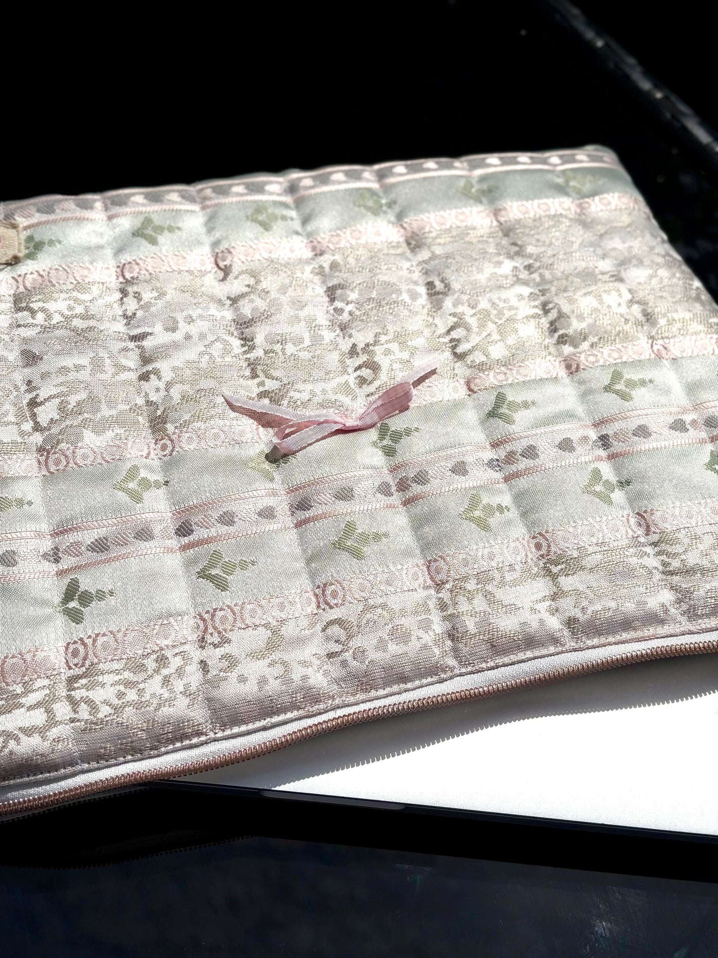 Laptop-Tasche „Spring Dream“ – Handmade Zipper Bag